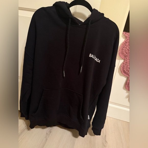 Balenciaga Black Hoodie Large - Picture 12 of 12